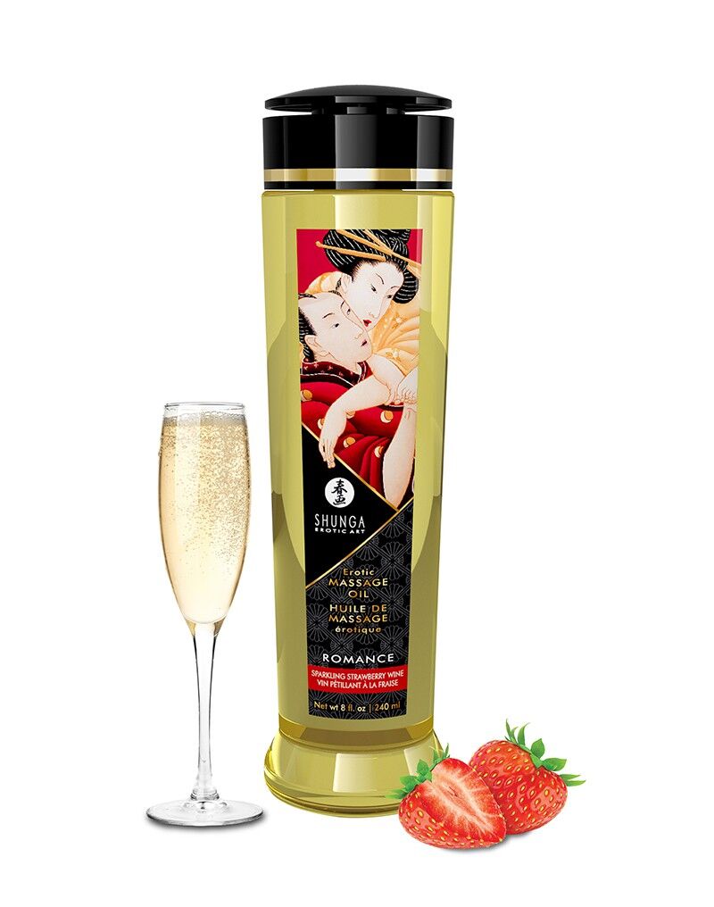 3526 0 Shunga Romance Sparkling Strawberry 240 ml
