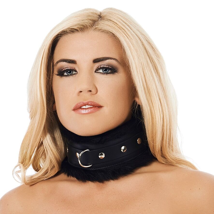 8070 0 Rimba Gepolsteres Halsband mit Fell